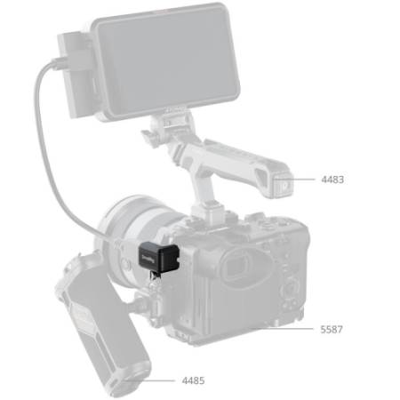 SmallRig 5593 - kątowy adapter HDMI o wysokiej rozdzielczośći do Sony FX2 - przykład użycia
